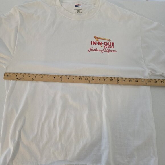 In-N-Out Burger T-Shirt L/S Southern California Classic Cars 1991 Vintage XL - Picture 9 of 10